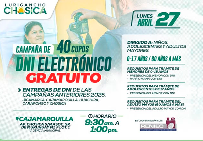 DNI electr�nico gratuito el 27 de abril.