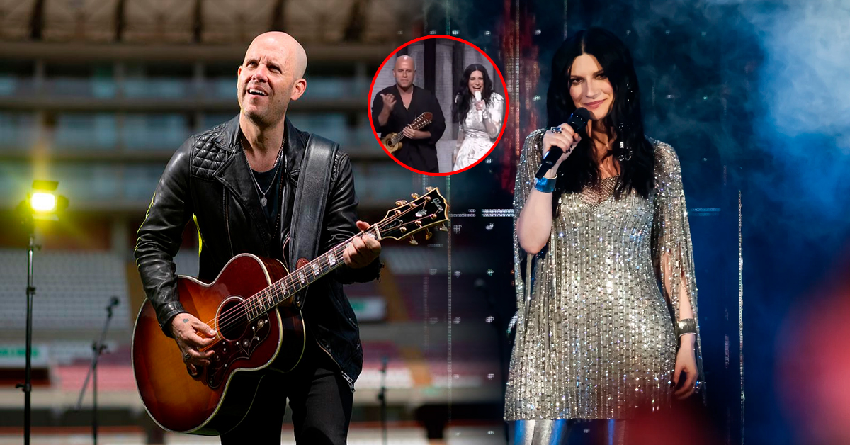 Gian Marco y Laura Pausini sorprenden a todos cantando juntos durante concierto