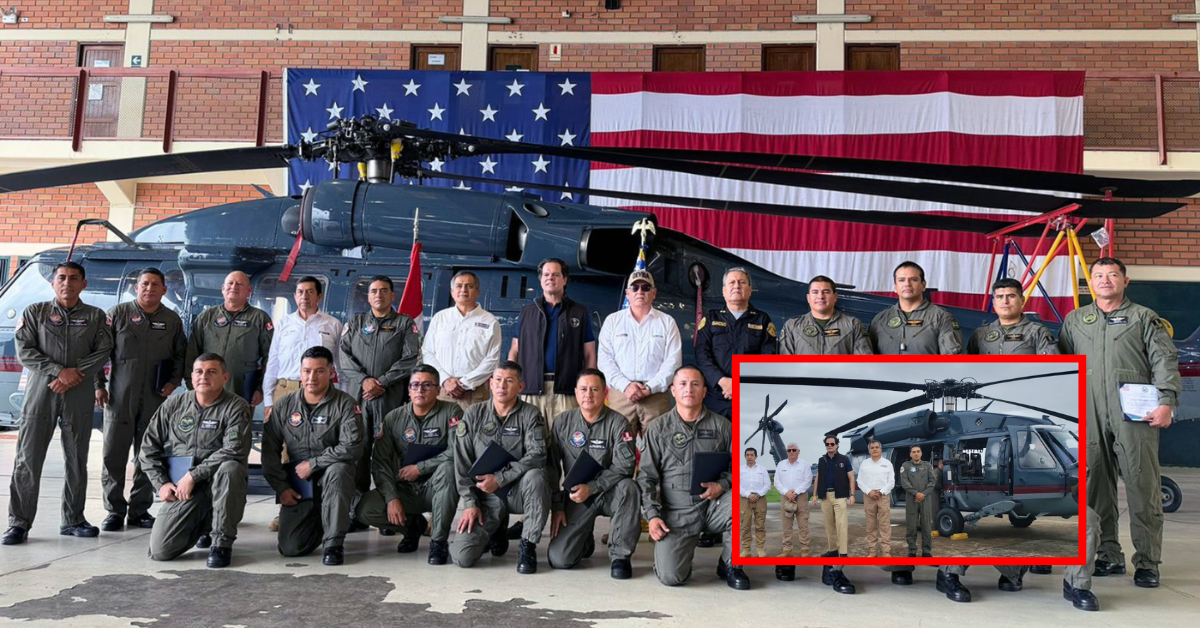 EE.UU. dona nueve helicópteros UH-60 Black Hawk al Perú: Asignados a Diravpol de PNP