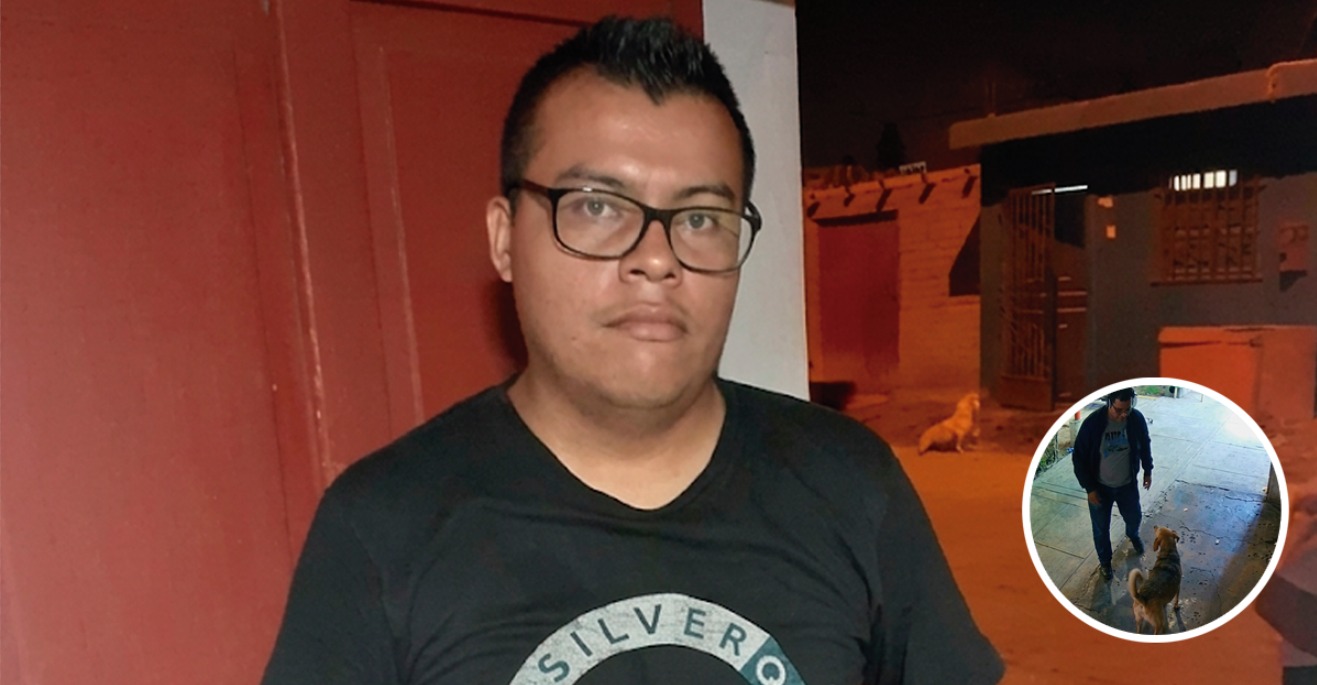 Huacho: Docente de matemáticas es grabado mientras intentaba asfixiar a un perro callejero y genera indignación