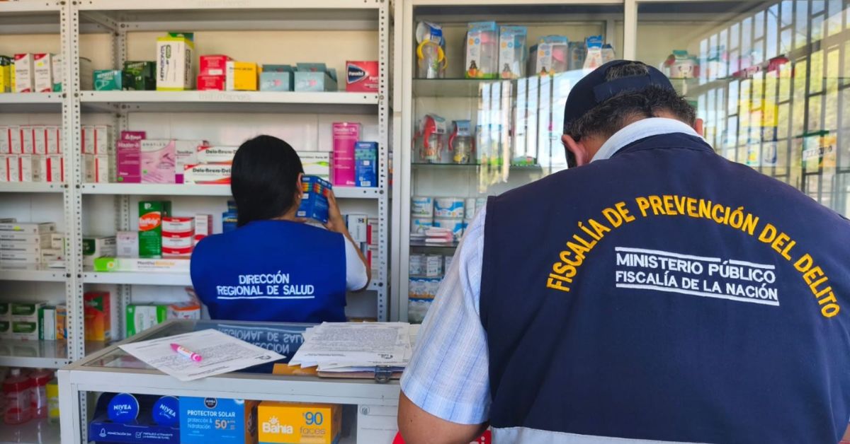 ¡Urgente! Fiscalía interviene boticas y decomisa 879 medicamentos IRREGULARES en Piura