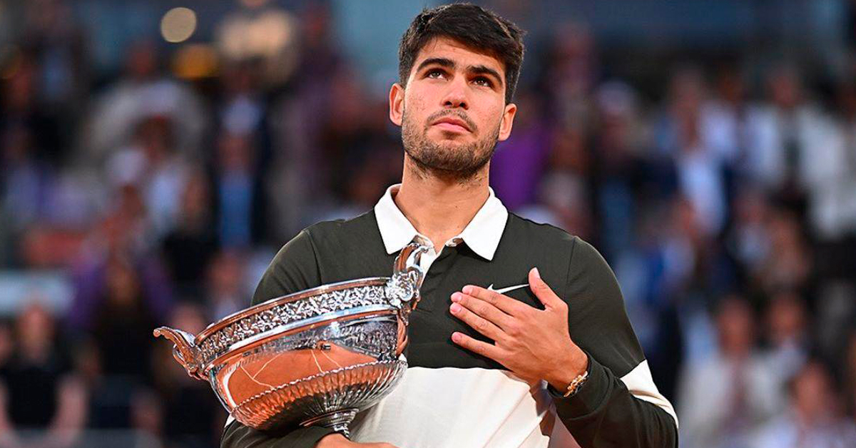 Lo sufre el mundo del tenis: Carlos Alcaraz no disputará el ATP de Roma y Roland Garros por lesión