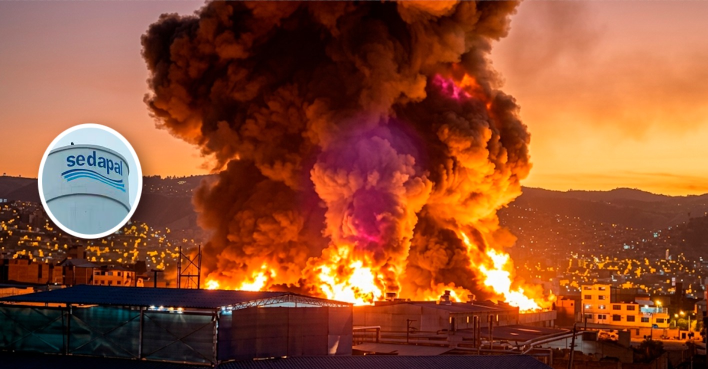 Incendio en Cercado: Sedapal reafirma su apoyo garantizando abastecimiento de cisternas y aumento de presión en la red