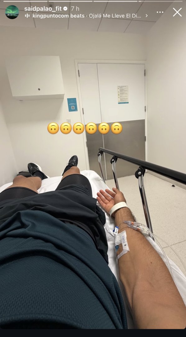 Said Palao reaparece internado