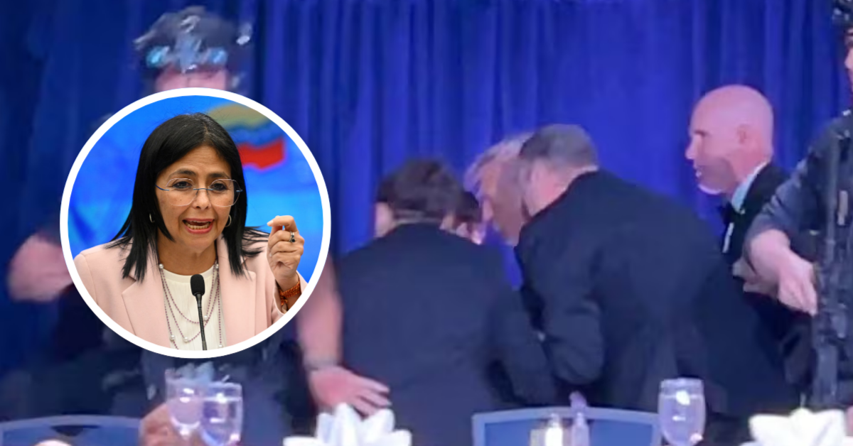 Delcy Rodríguez se solidariza con Donald Trump por ataque en la Casa Blanca: "La violencia nunca será una opción"