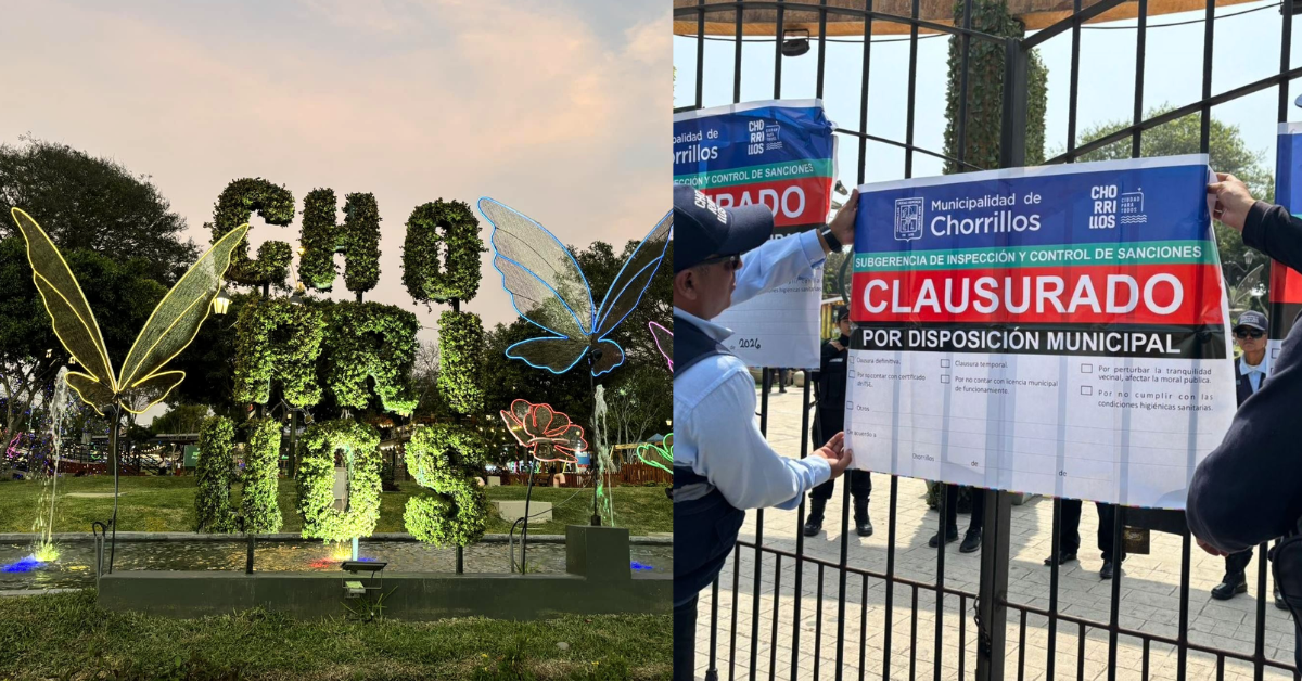 Municipalidad de Chorrillos clausura 