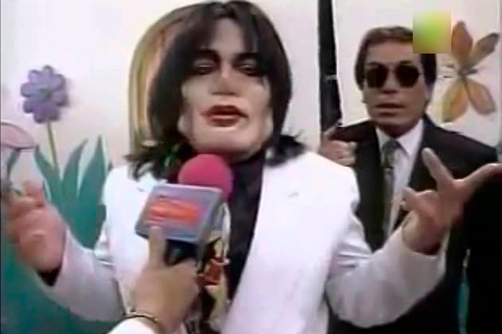 Parodia de Michael Jackson.