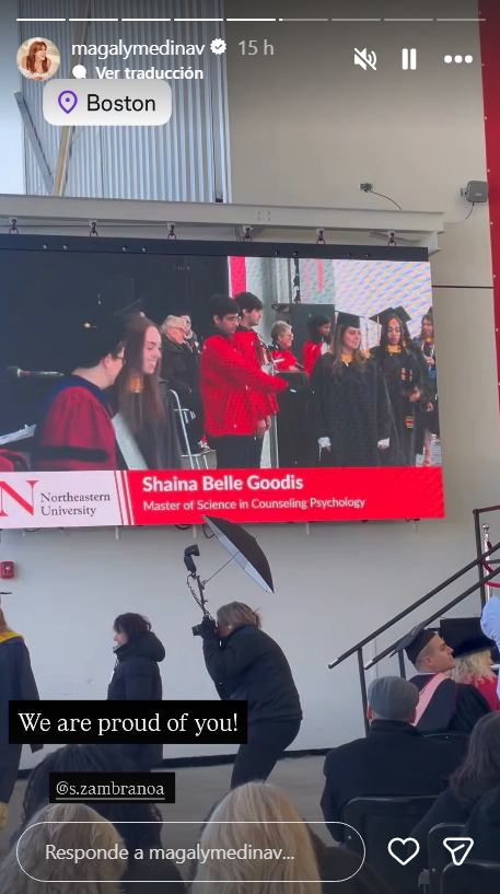 Magaly orgullosa de la hija de Alfredo Zambrano