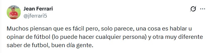 Jean Ferrari y el mensaje en redes que remeci� a los hinchas de la U.