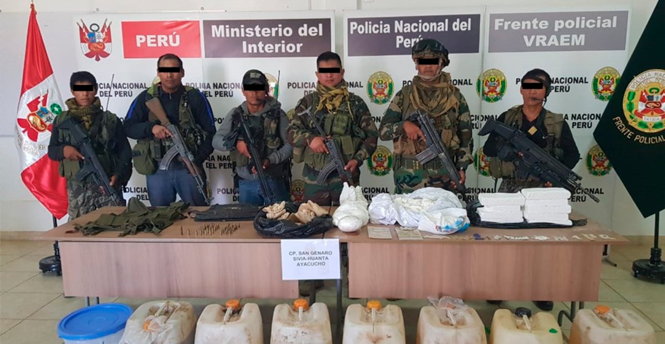 PNP reporta la caída de bandas y el decomiso de toneladas de drogas en operativos a nivel nacional