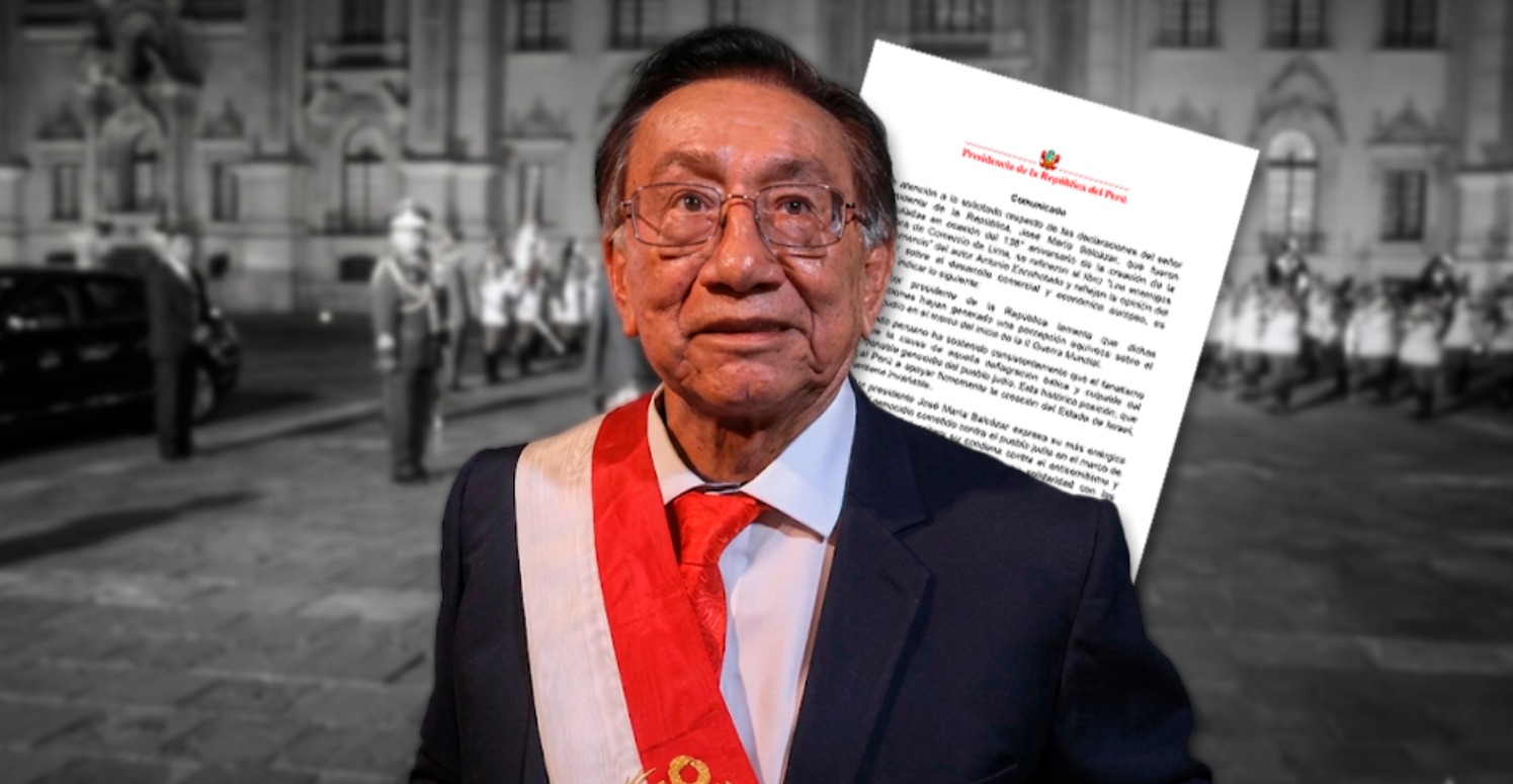 Presidencia aclara dichos de José Balcázar sobre comunidad judía luego del reclamo de embajadas