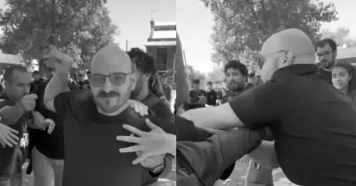 Profesor universitario se agarra a golpes con estudiantes por posturas pol�ticas