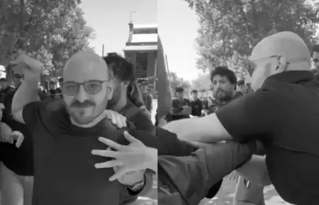 Profesor universitario se agarra a golpes con estudiantes por posturas pol�ticas