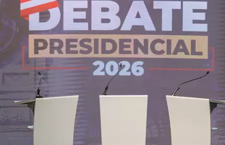 �ltima jornada de debate presidencial 2026.