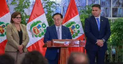 Presidente Balc�zar a medallistas de los XX Juegos Bolivarianos Ayacucho - Lima