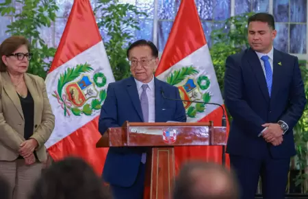 Presidente Balc�zar a medallistas de los XX Juegos Bolivarianos Ayacucho - Lima