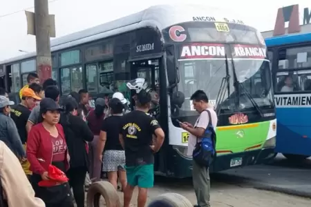 Chofer del bus de VIPUSA denuncia que no contaban con resguardo policial.