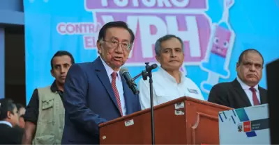 Presidente Balc�zar anuncia inversi�n para vacunas contra VPH