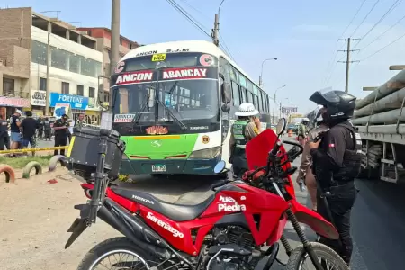 Balean bus de VIPUSA en Puente Piedra dejando una pasajera fallecida.