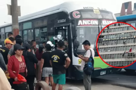 Fiscal�a investiga ataque armado a bus de transporte p�blico en Puente Piedra