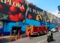 Incendio en Polvos Azules: bomberos controlan fuego originado en almac�n
