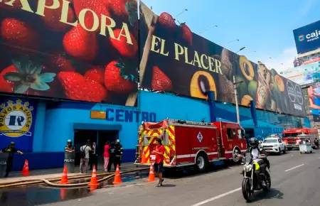 El incendio logr� ser controlado por los bomberos.