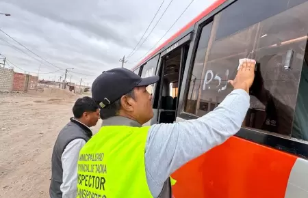 Fiscalizaci�n en Tacna.
