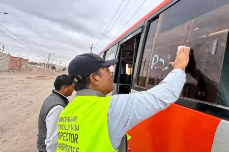 Fiscalizaci�n en Tacna.