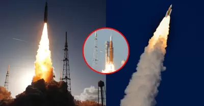 As� fue el exitoso despegue de la misi�n Artemis II hacia la �rbita de la Luna
