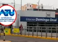 Metropolitano: ATU confirma que incendio en Paseo de la Rep�blica paraliza el servicio