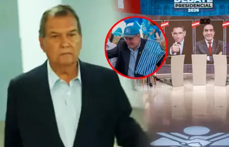 El candidato denunci� que tardanza se deb�a a manifestante del partido de L�pez