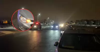 Mujer boliviana fue embestida en la V�a Expresa Sur