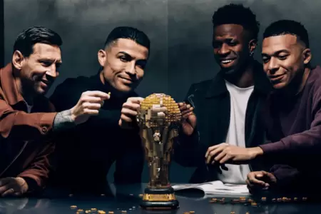 El inesperado anuncio de LEGO que reuni� a Messi, Ronaldo, Mbapp� y Vinicius Jr