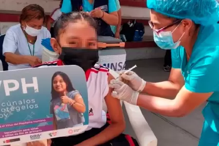 Vacunaci�n contra el VPH en Per�.