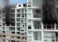 Incendio en edificio de San Isidro: Bomberos se movilizan ante emergencia de esta tarde