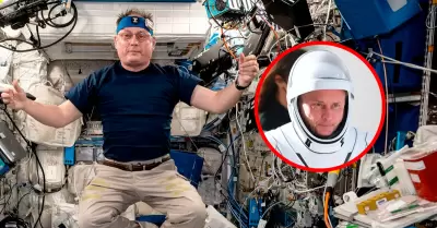El astronauta manifest� que no sinti� dolor y que el incidente ocurri� de forma 