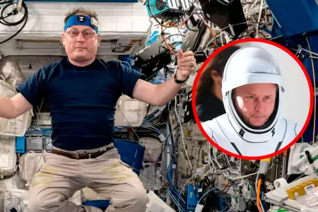 El astronauta manifest� que no sinti� dolor y que el incidente ocurri� de forma 