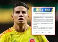 James Rodr�guez: Federaci�n Colombiana de F�tbol revela el grave estado de salud del capit�n tras amistoso con Francia