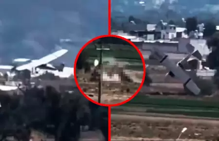 Tras un breve despegue, aeronave se desplom� contra el suelo. Sobreviviente muri