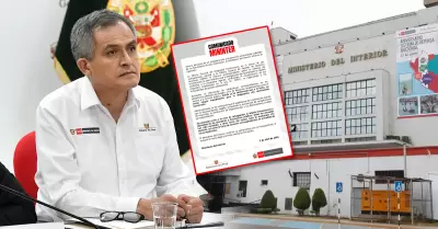 Mininter deriv� a los involucrados a otras �reas para su evaluaci�n o deslinde