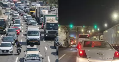 114 mil veh�culos de desplazaron por el peaje de Villa en las �ltimas 24 horas