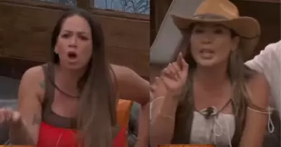 Melissa Klug y Pamela L�pez se enfrentan a gritos