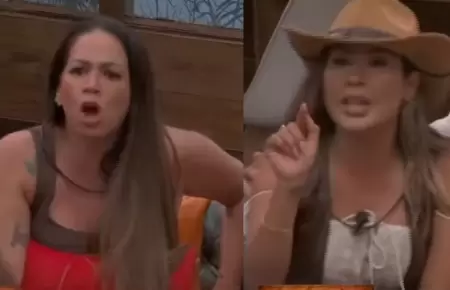 Melissa Klug y Pamela L�pez se enfrentan a gritos