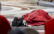 Semana Santa: Papa Le�n XIV reza tumbado en San Pedro para recordar la Pasi�n de Cristo