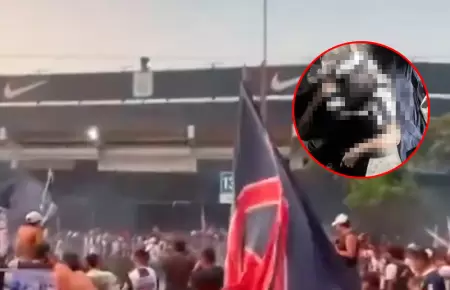 Bomberos confirmaron el deceso de una persona durante la concentraci�n.