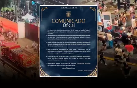 El club blanquiazul brind� un comunicado dando detalles de los sucedido
