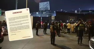 Universitario se pronuncia tras tragedia en Matute