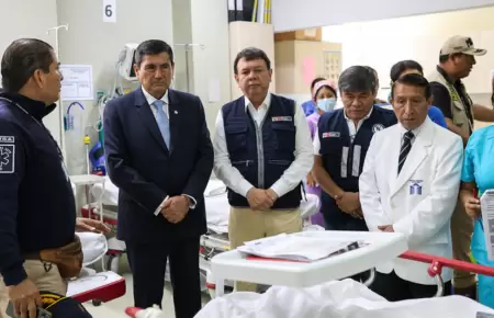 Gobierno asegura "atenci�n m�dica integral" a hinchas heridos tras tr�gico accid