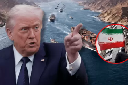 Donald Trump lanza advertencia a Ir�n si no abre el estrecho de Ormuz