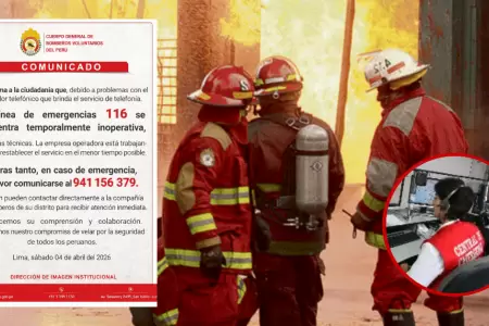 Bomberos cambian l�nea de emergencia temporalmente
